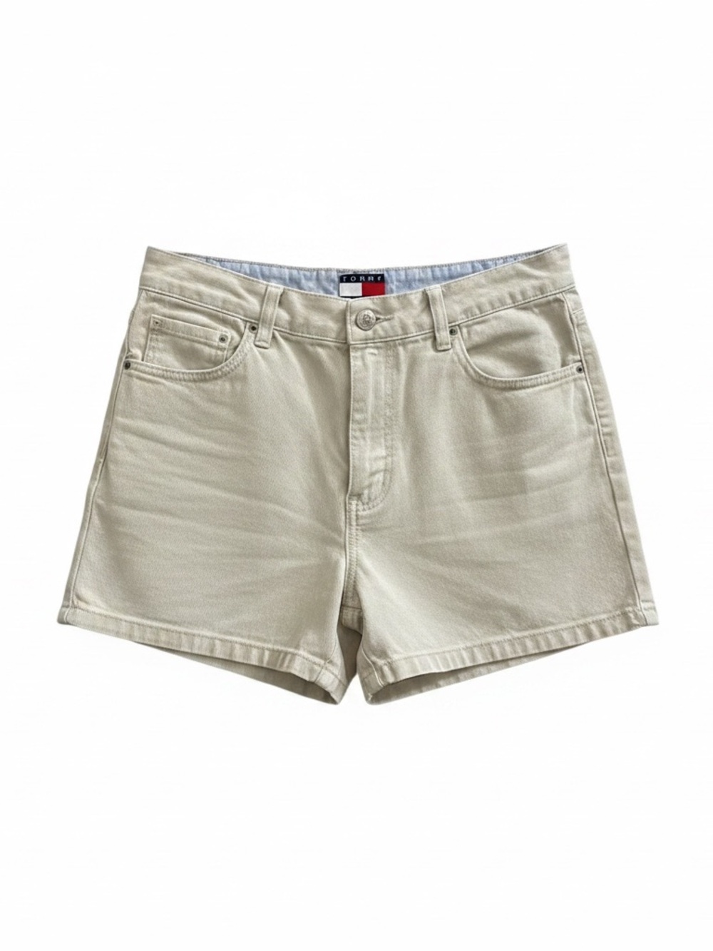 Tommy Hilfiger Off-White Denim Shorts